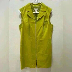 Doncaster Full Zip Front Sleeveless Dress